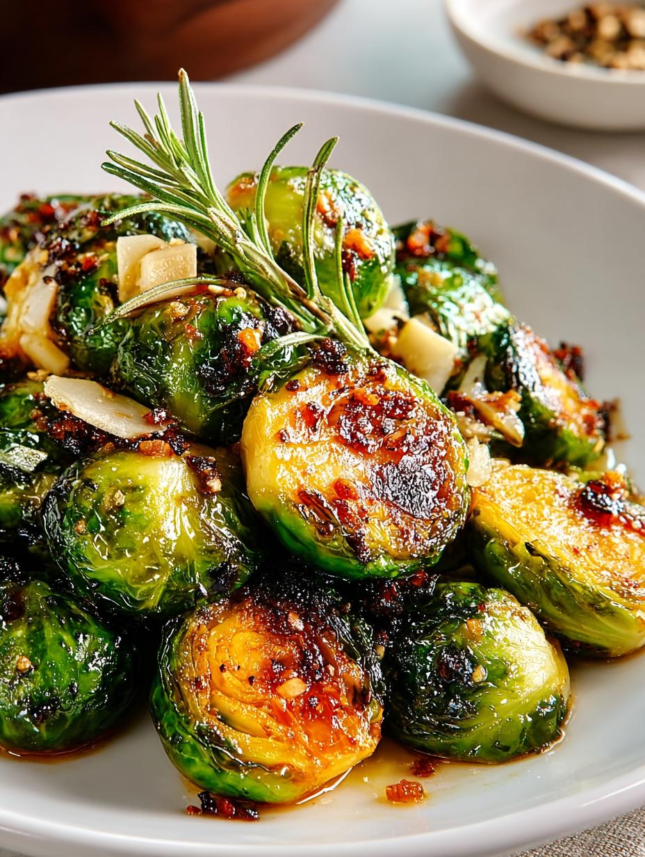 Caramelized Blackstone Brussels Sprouts