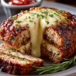 Cheese Stuffed Meatloaf Melty