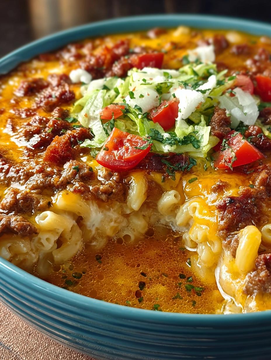 Cheeseburger Mac Cheese