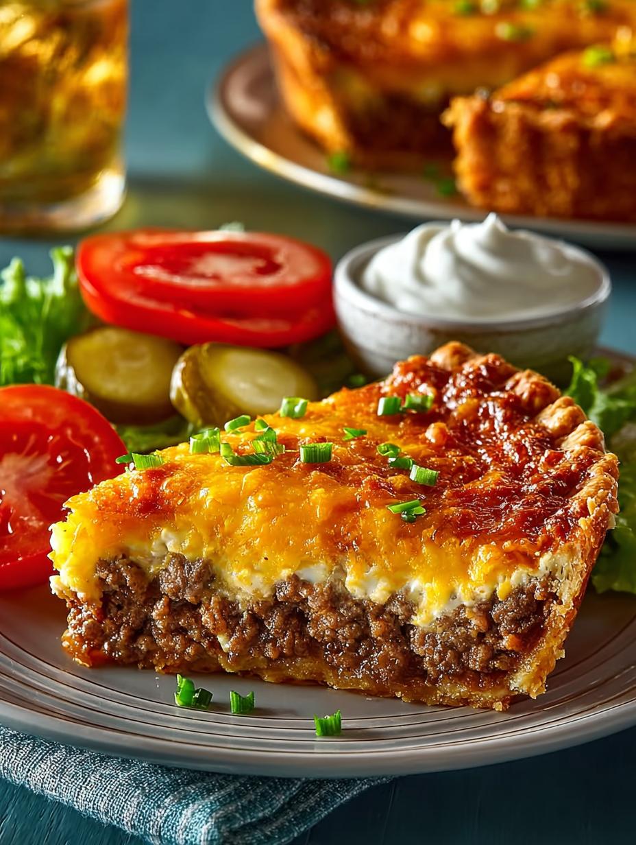 Cheeseburger Pie: 7 Reasons This Dish Will Delight You - Cheeseburger Pie - main visual representation