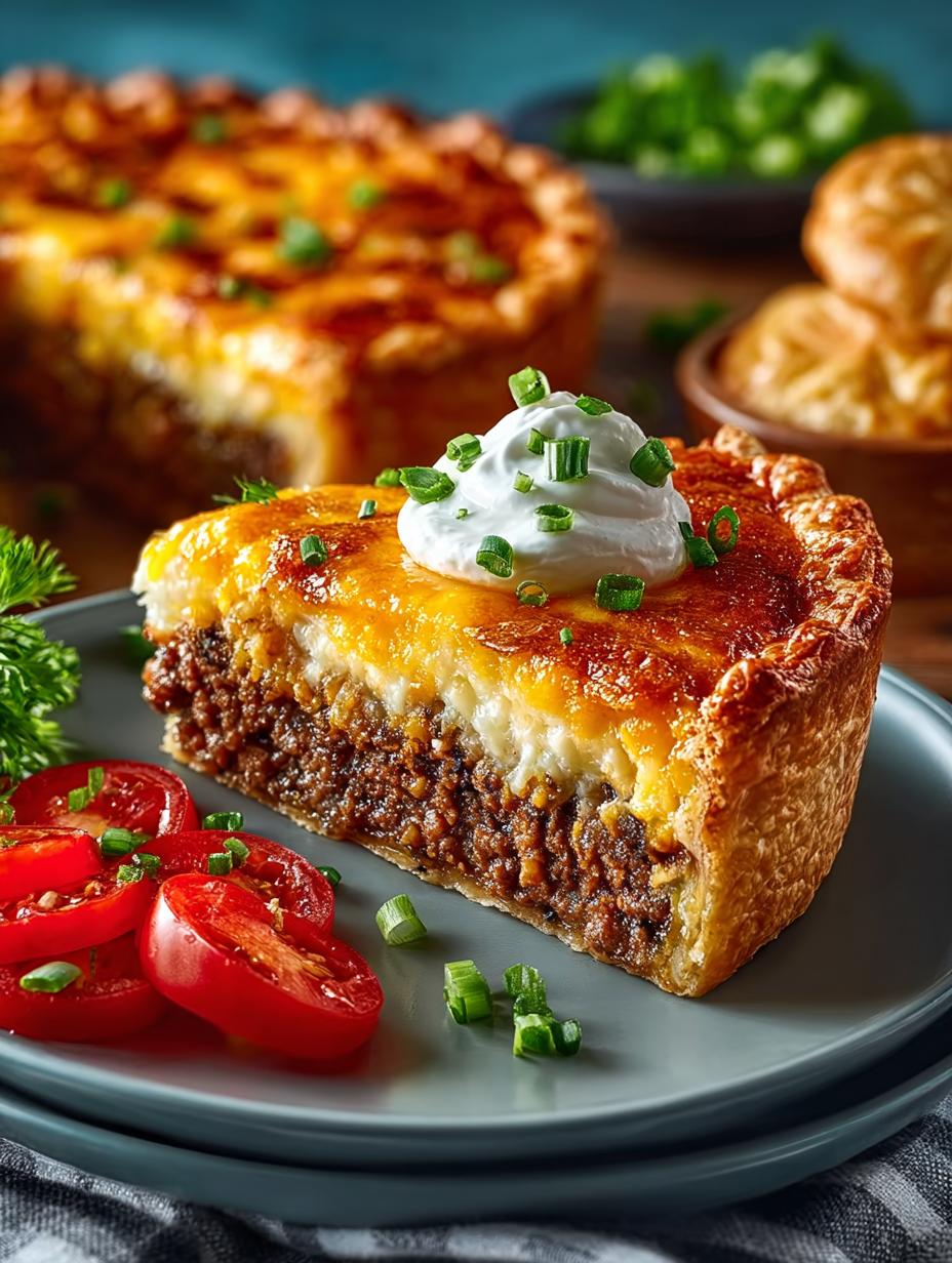Cheeseburger Pie