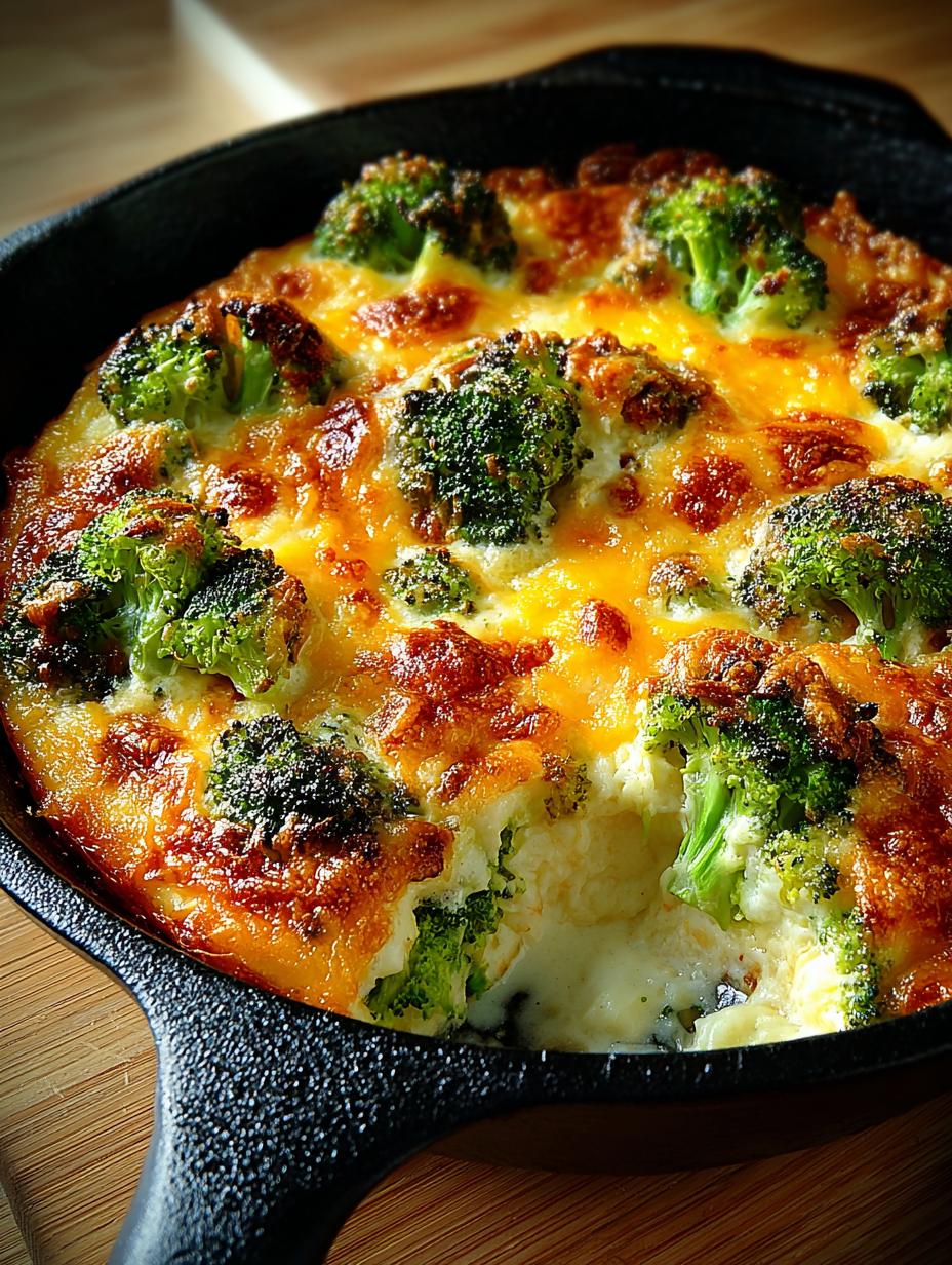 Cheesy Broccoli Skillet