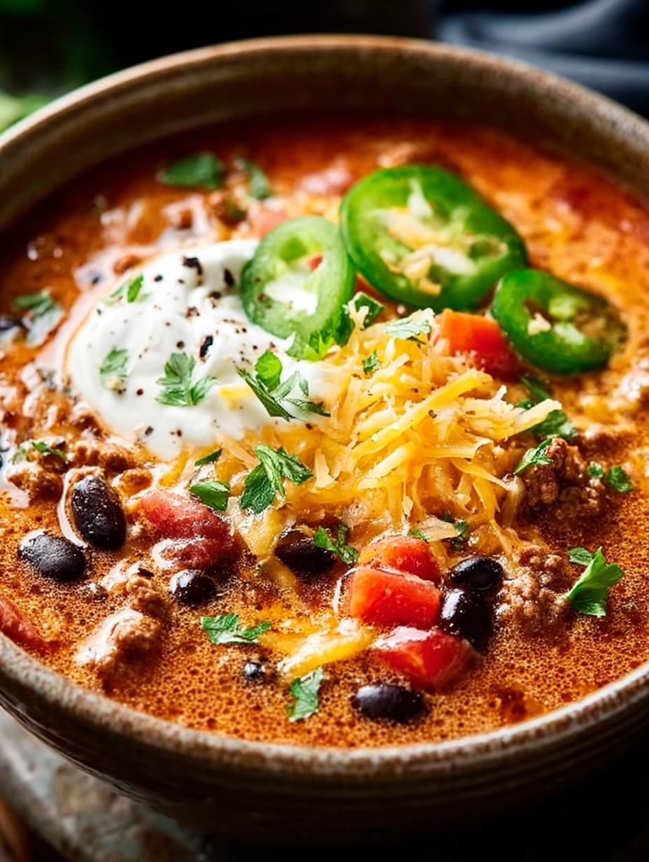 Cheesy Taco Soup