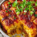 Cheesy Tater Tot Meatloaf