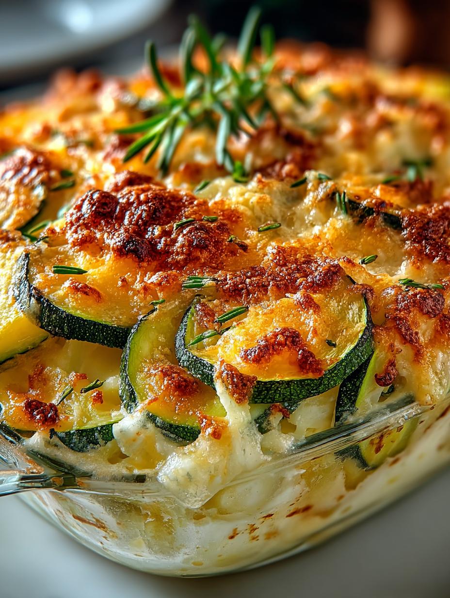 Cheesy Zucchini Casserole