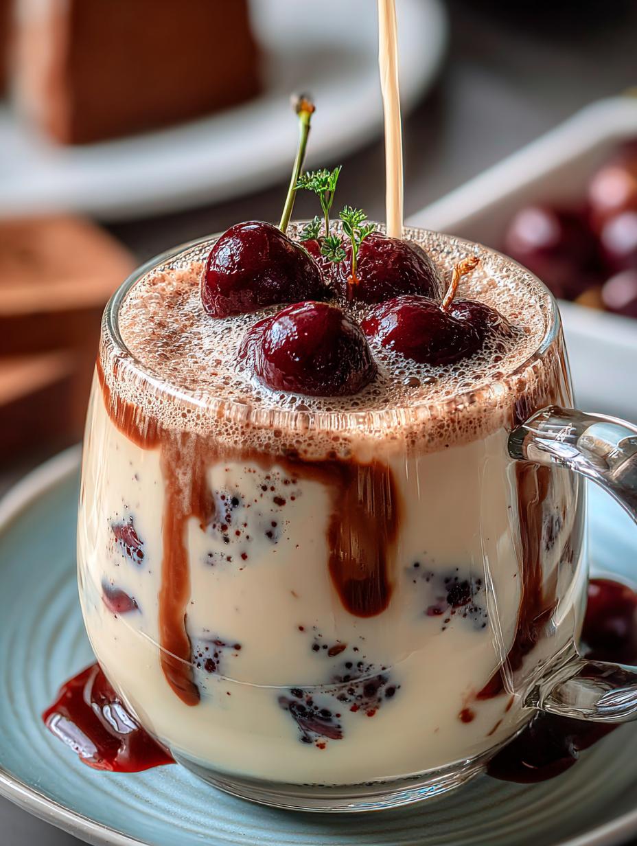 Cherry Earl Grey Milk