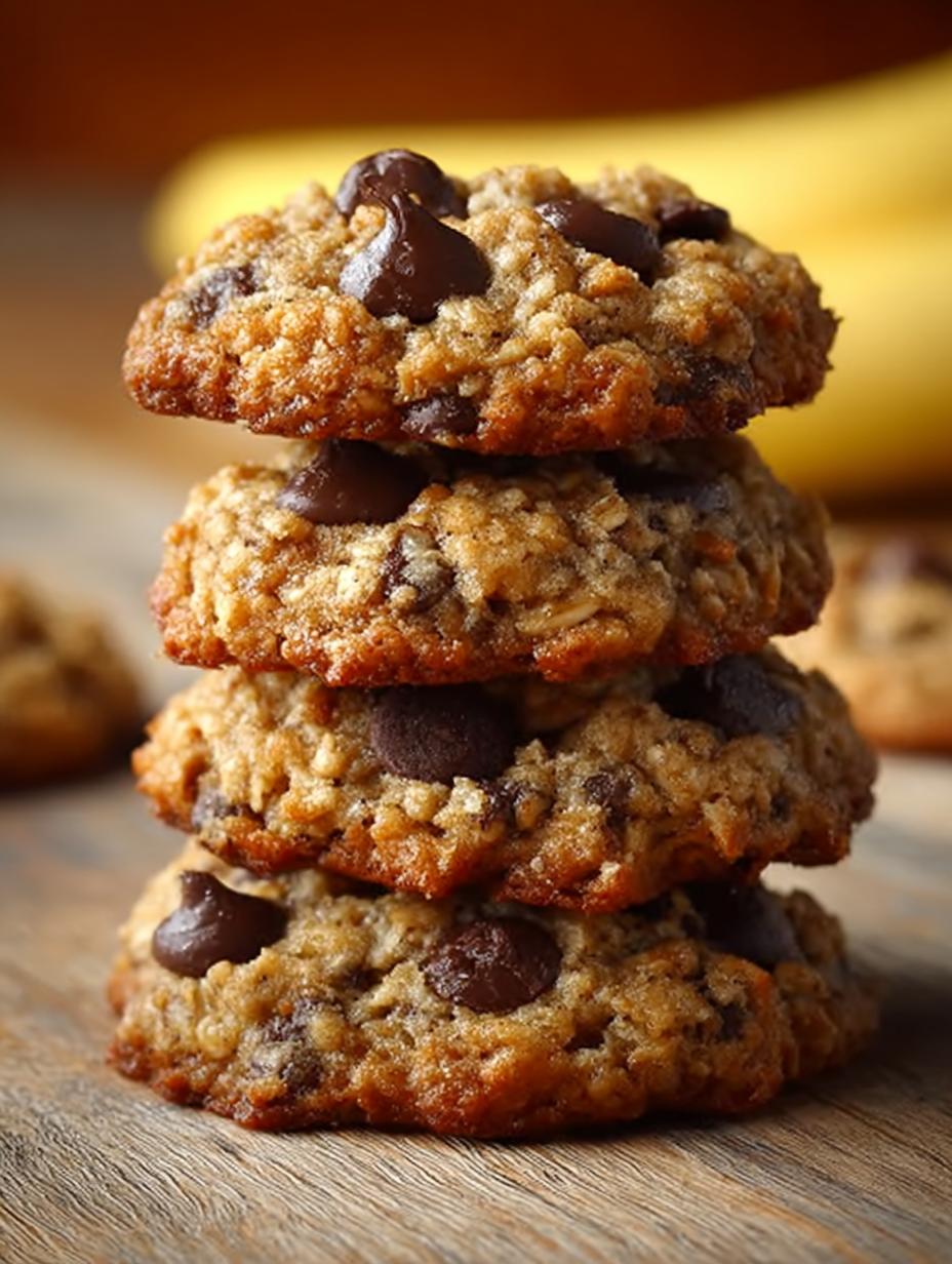 Chewy Banana Oatmeal Cookies: 12 Delightful Treats - Chewy Banana Oatmeal Cookies - main visual representation