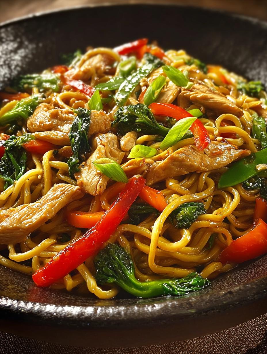 Chicken Noodle Stir Fry