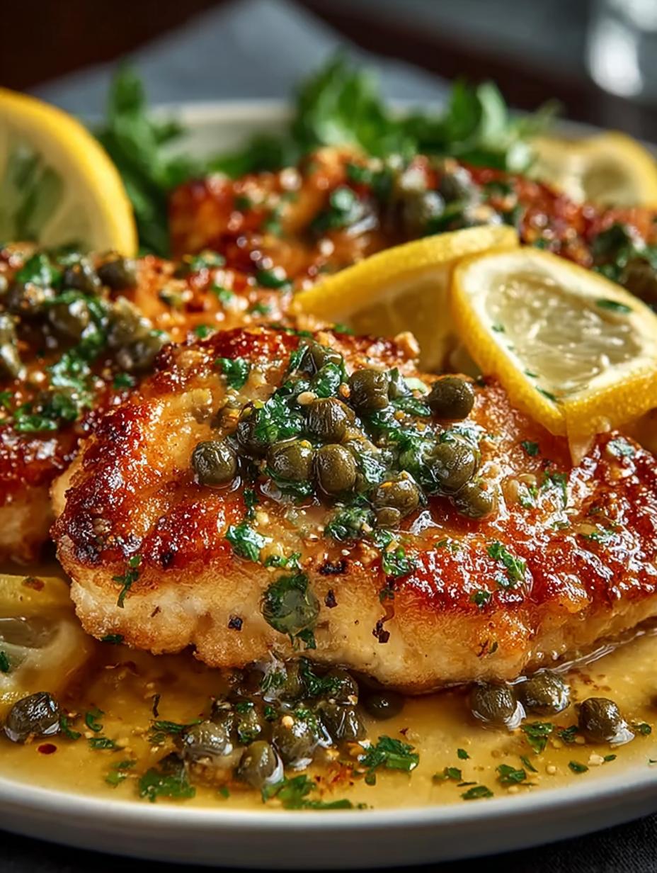 Chicken Piccata with Zesty