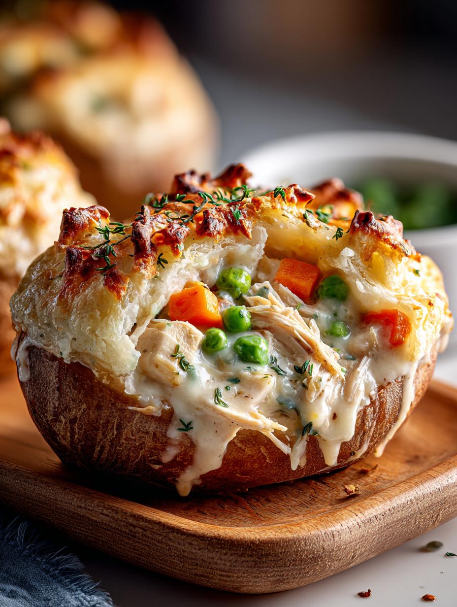 Chicken Pot Pie Stuffed Sweet Potatoes: A Cozy Twist - Chicken Pot Pie Stuffed - main visual representation