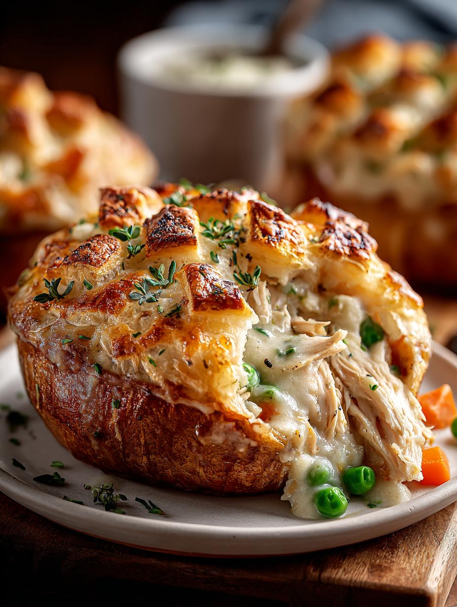 Chicken Pot Pie Stuffed Sweet Potatoes: A Cozy Twist - Chicken Pot Pie Stuffed - additional detail
