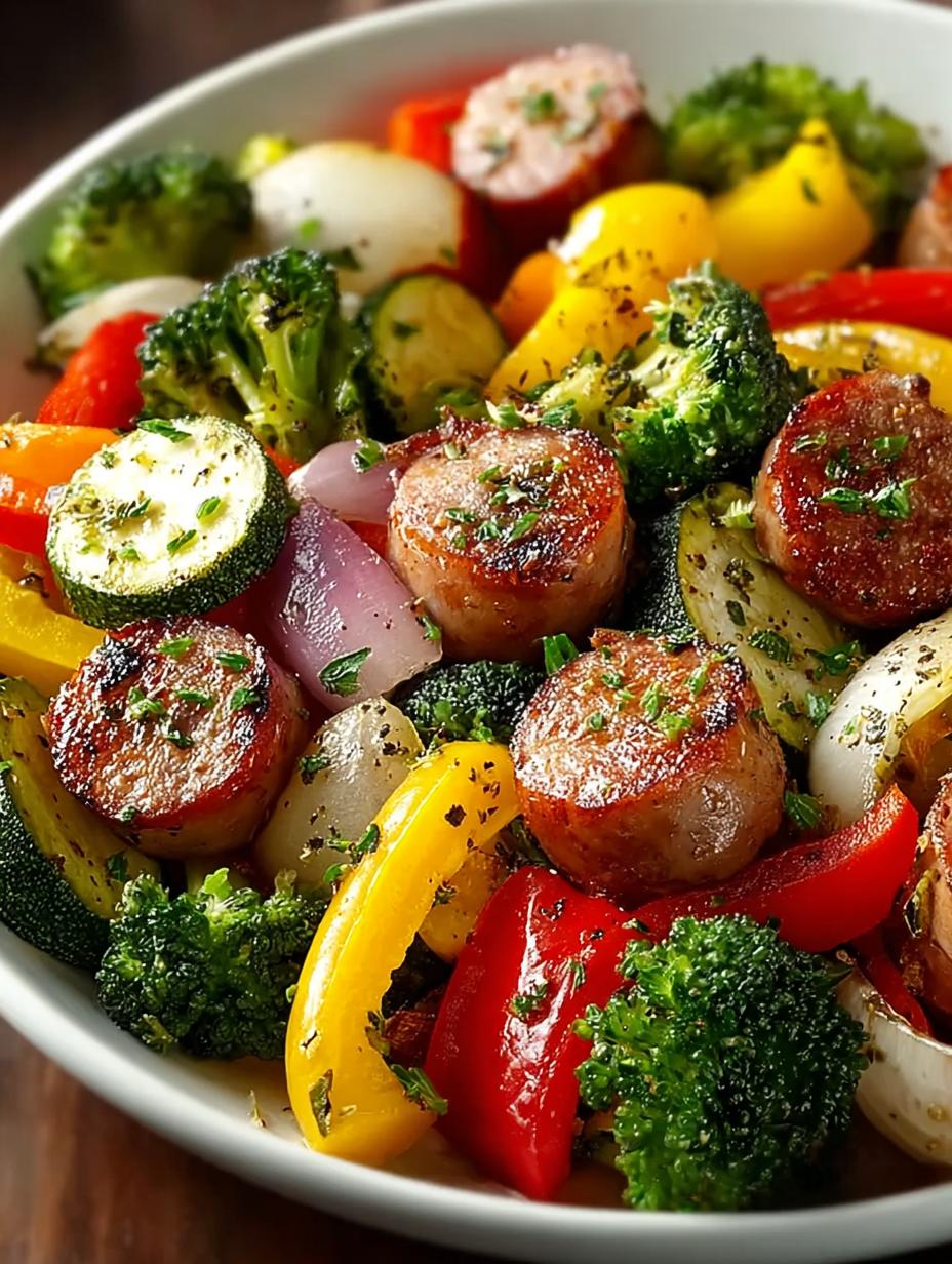 Chicken Sausage Veggies Sheet: 5 Easy Steps to Delight - Chicken Sausage Veggies Sheet - main visual representation