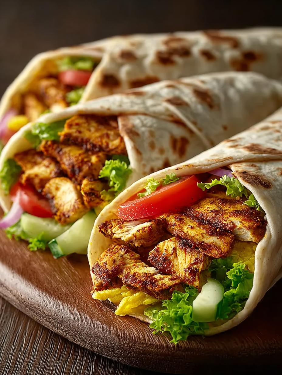 Chicken Shawarma Wraps Flavorful Delight for Dinner - Chicken Shawarma Wraps Flavorful - main visual representation