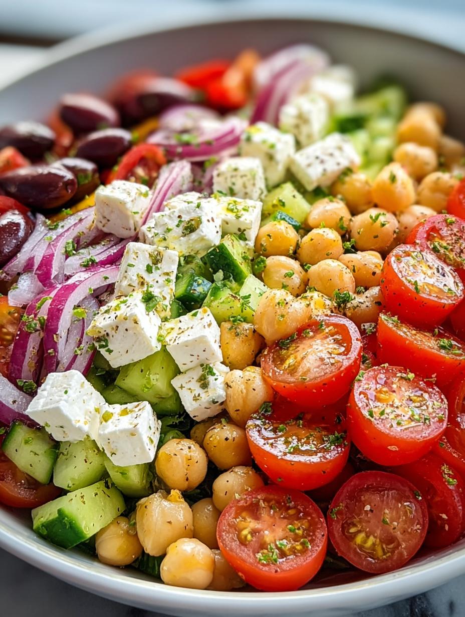 Chickpea Salad with Feta: 7 Healthy Ingredients for You 4 Chickpea Salad with Feta: 7 Healthy Ingredients for You - Chickpea Salad with Feta - main visual representation