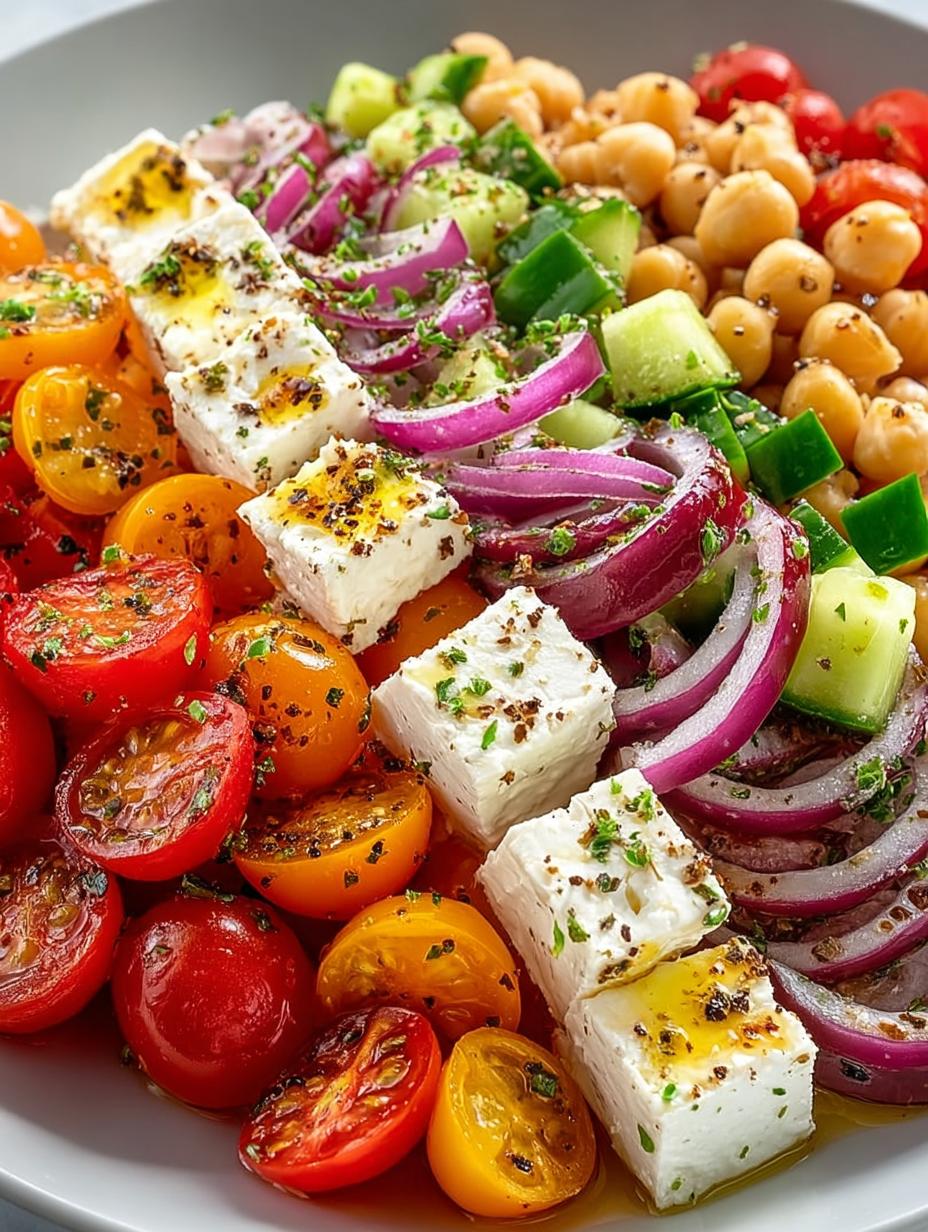 Chickpea Salad with Feta