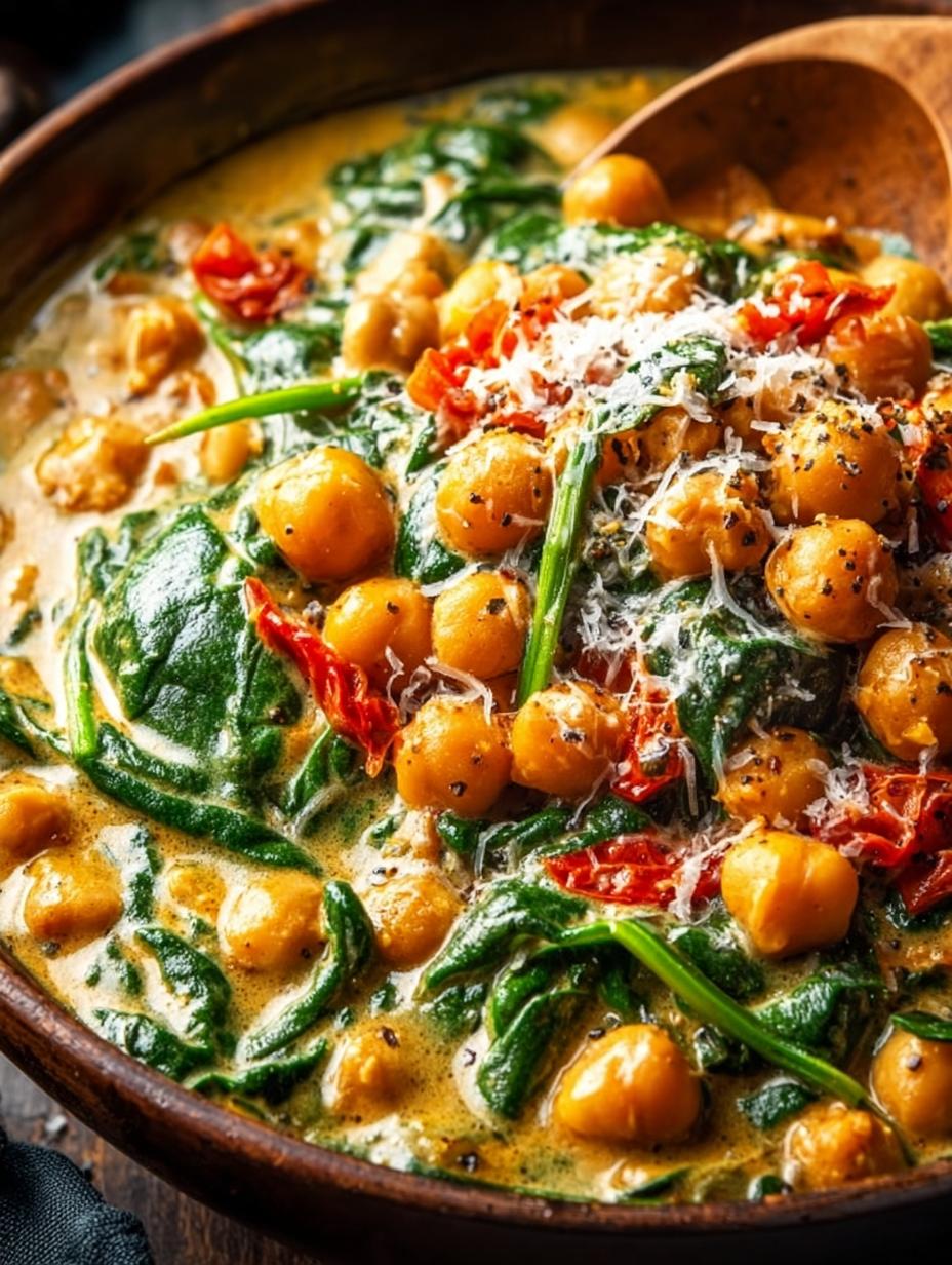 Delicious Chickpea Spinach Curry: 30-Minute Recipe - Chickpea Spinach Curry - main visual representation