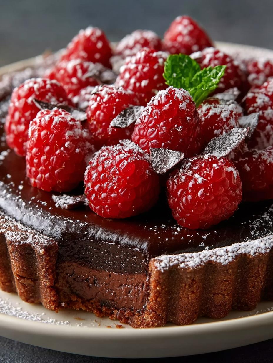 Chocolate Raspberry Tart Decadent: 5 Irresistible Layers - Chocolate Raspberry Tart Decadent - main visual representation