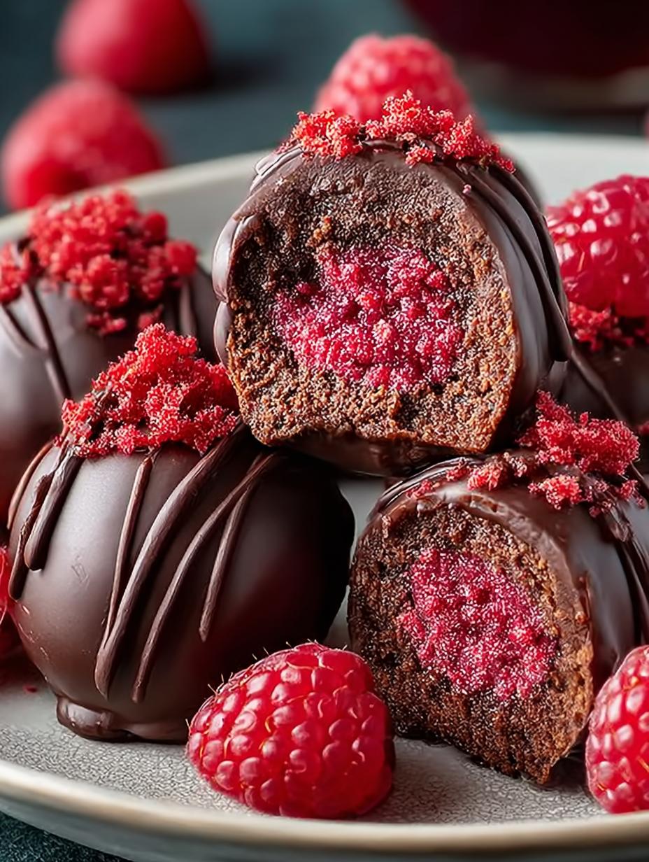 Chocolate Raspberry Truffles: 7 Steps to Pure Indulgence - Chocolate Raspberry Truffles - additional detail