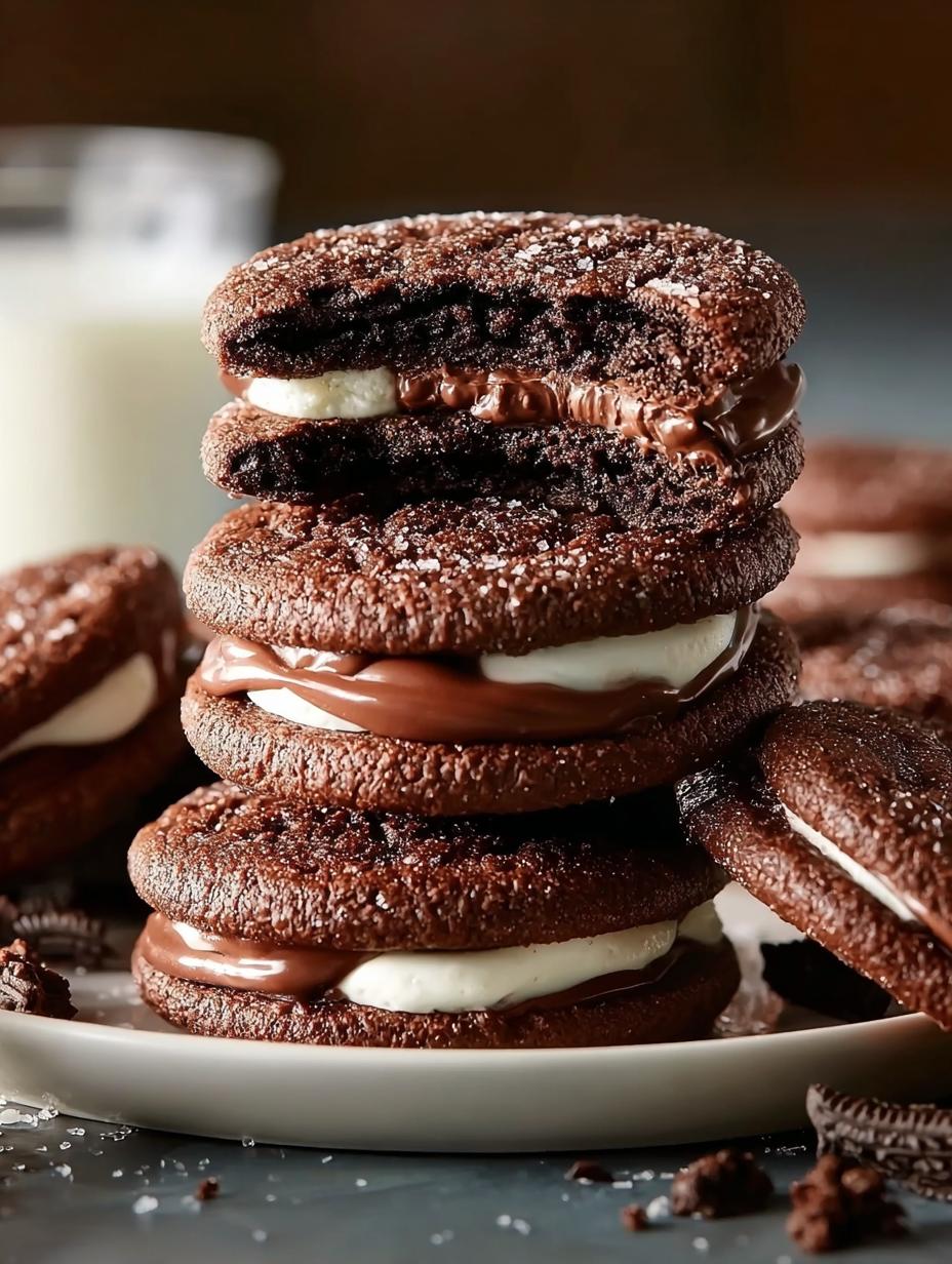 Chocolate Sandwich Cookies: 10 Irresistible Recipes 4 Chocolate Sandwich Cookies: 10 Irresistible Recipes - Chocolate Sandwich Cookies - main visual representation