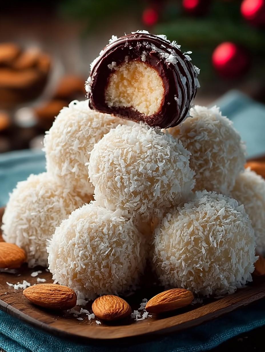 Delicious Coconut Almond Truffles: A Sweet Delight - Coconut Almond Truffles - main visual representation