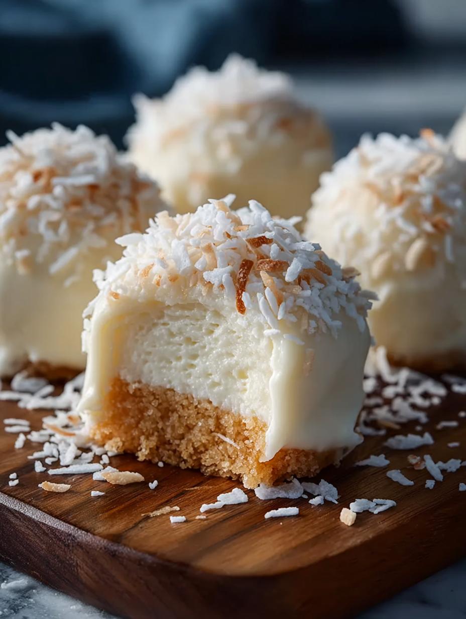 Coconut Snowball Cheesecake Bites: 16 Irresistible Treats - Coconut Snowball Cheesecake Bites - main visual representation