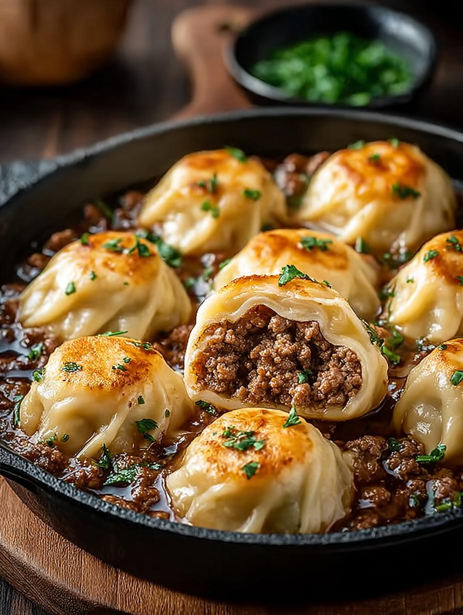 Comforting Ground Beef Dumplings
