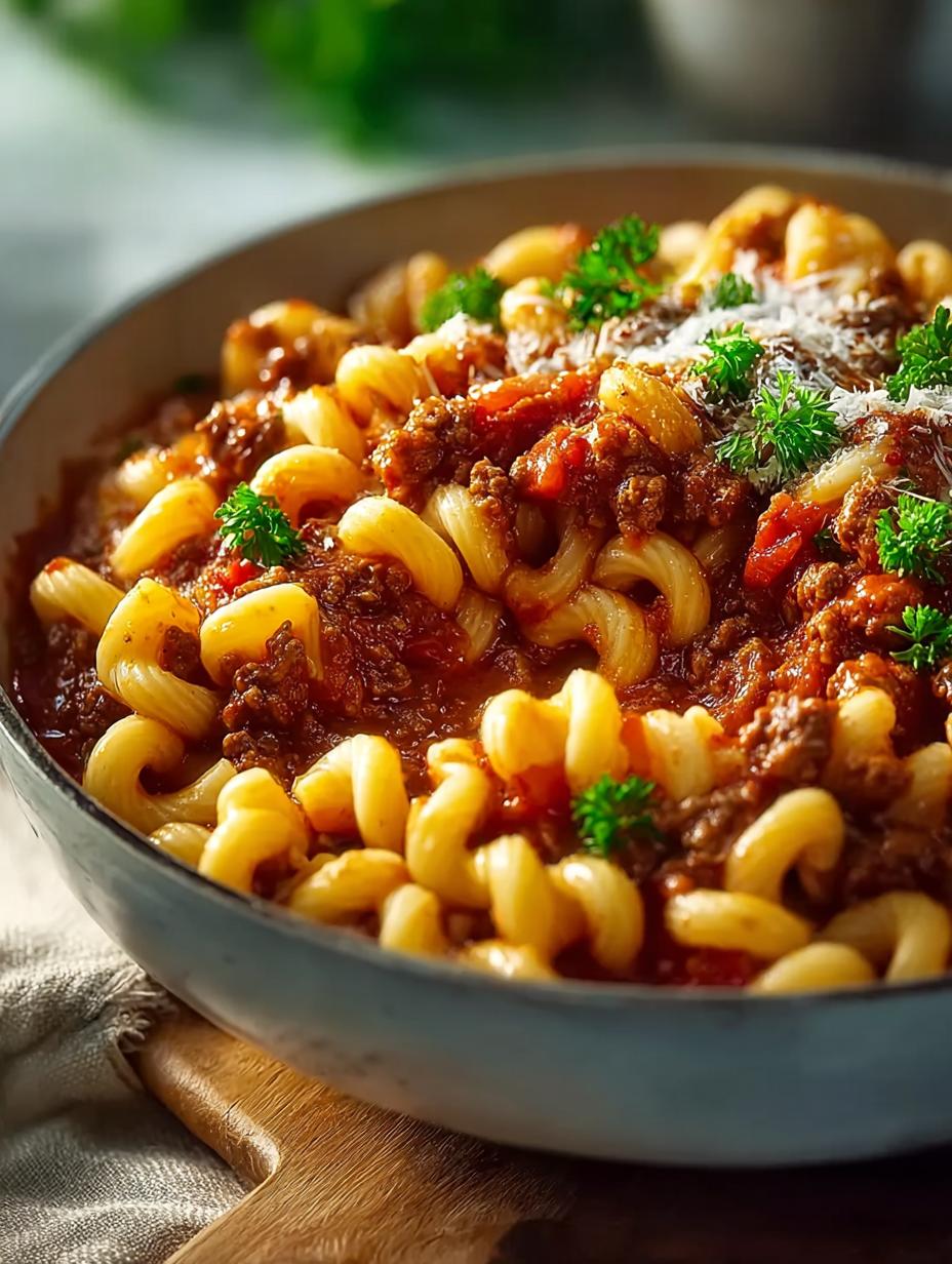Comforting Ground Beef Goulash
