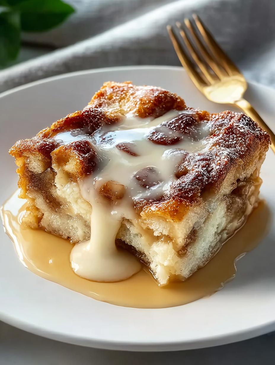 Condensed Milk Bread Pudding