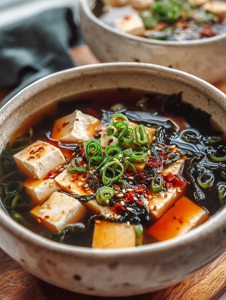 Cozy Miso Tofu Soup