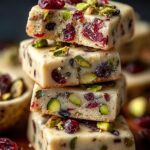 Cranberry Pistachio Shortbread Cookies