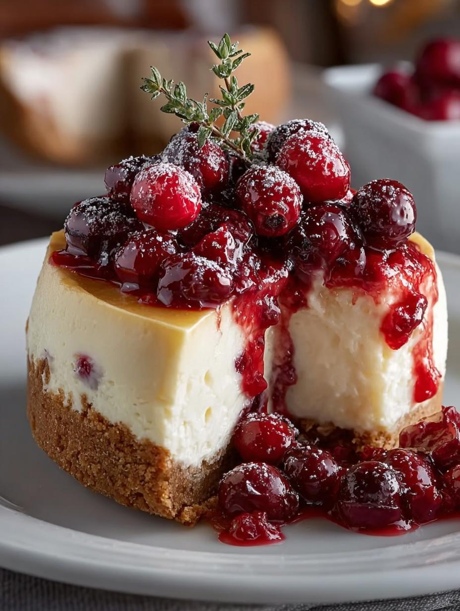 Delicious Cranberry White Chocolate Cheesecake Recipe - Cranberry White Chocolate Cheesecake - main visual representation