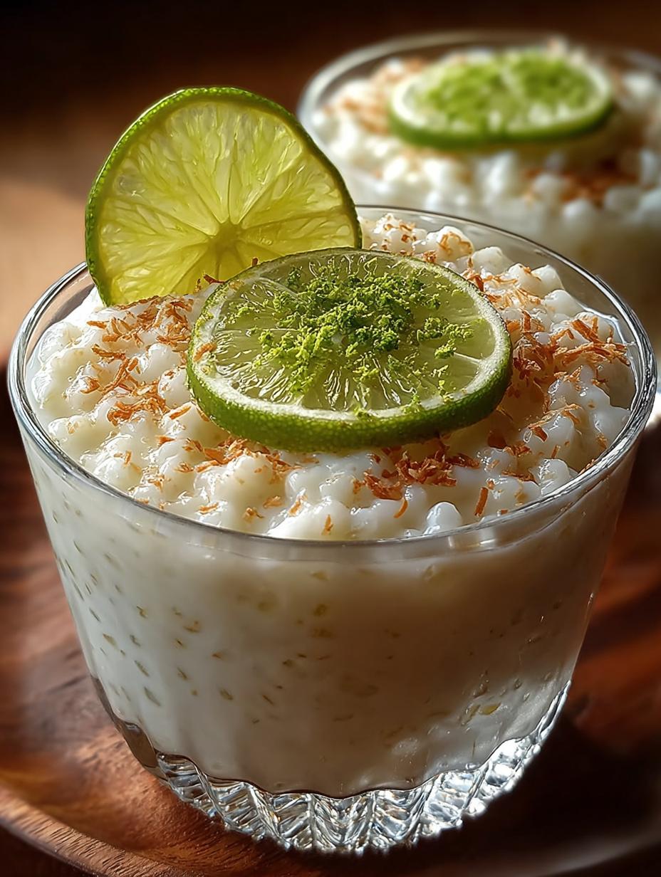 Creamy Coconut Lime Tapioca