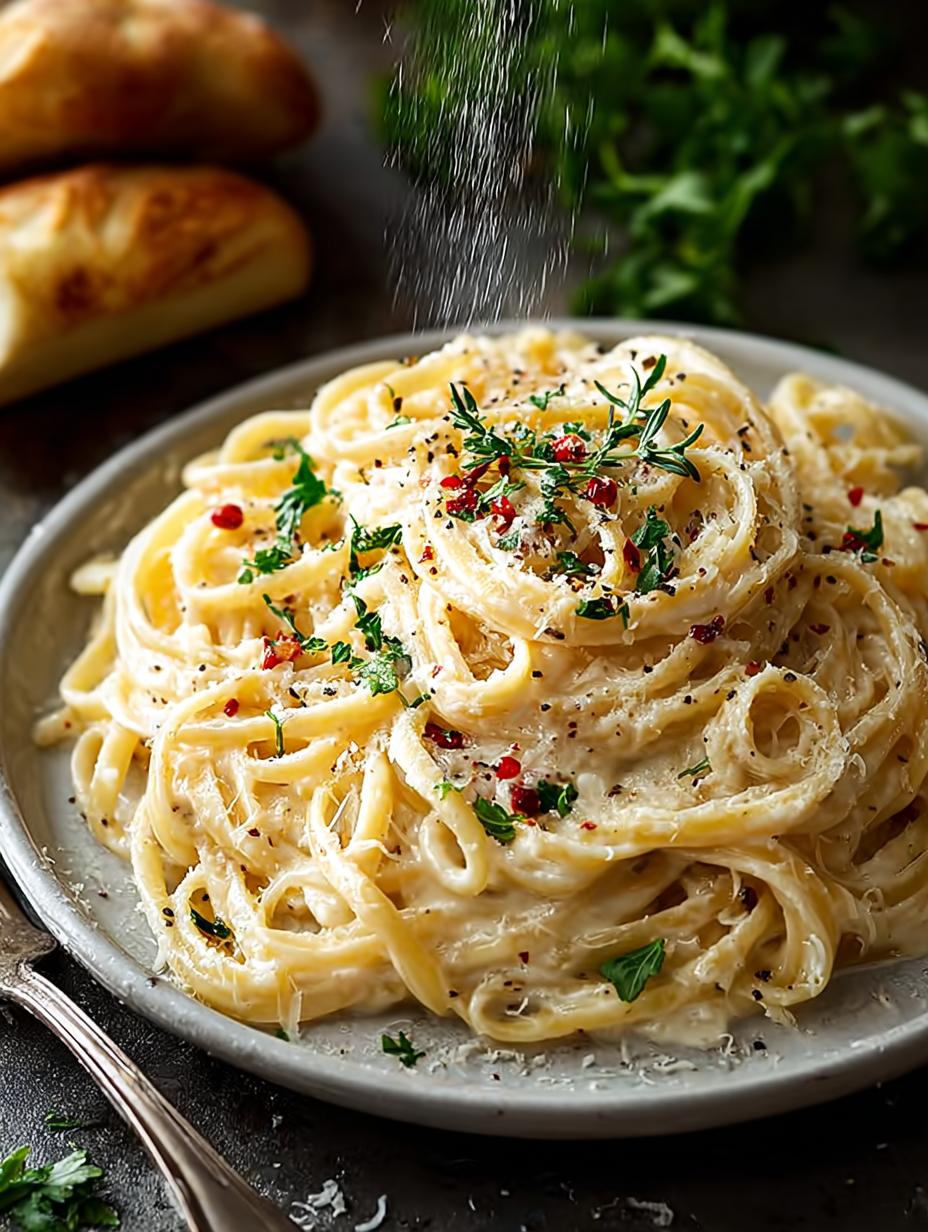 Creamy Garlic Parmesan Pasta: 7 Reasons to Love It - Creamy Garlic Parmesan Pasta - additional detail