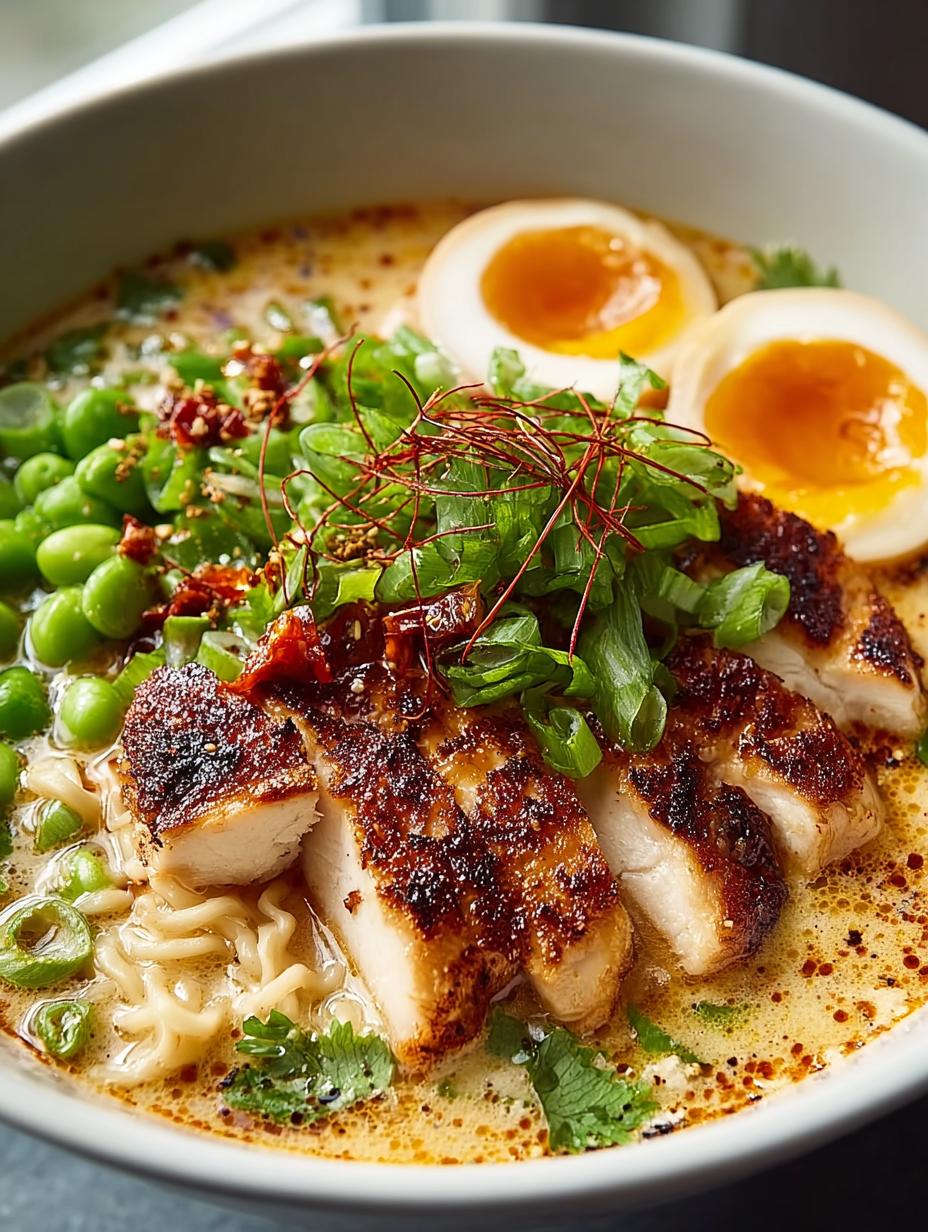 Delicious Creamy Marry Chicken Ramen for Comfort - Creamy Marry Chicken Ramen - additional detail