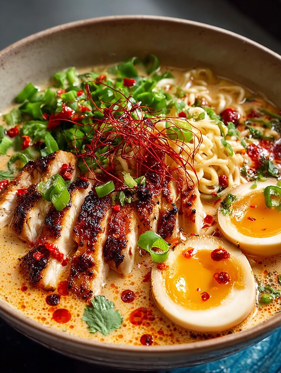 Creamy Marry Chicken Ramen