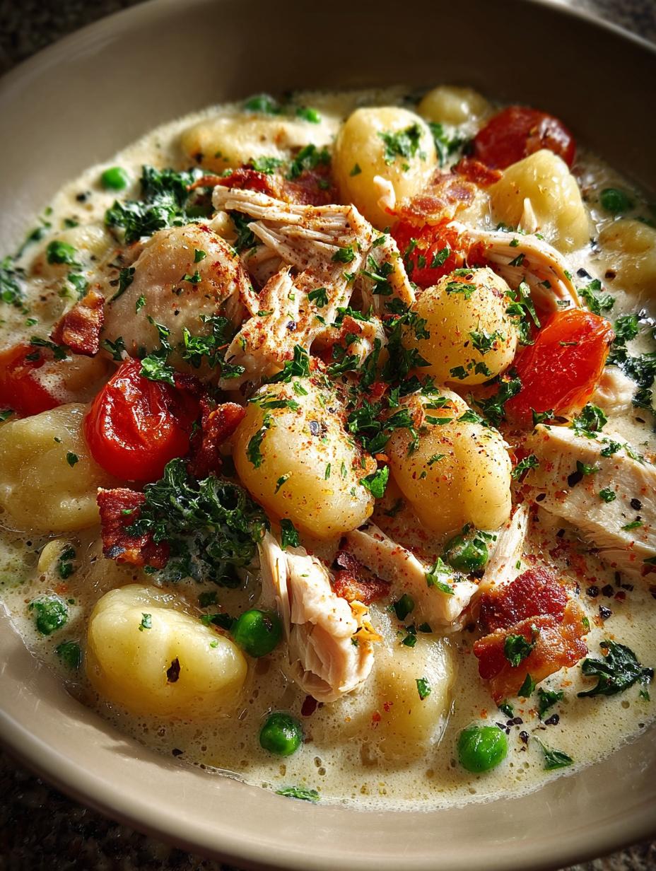 Creamy Pot Chicken Gnocchi