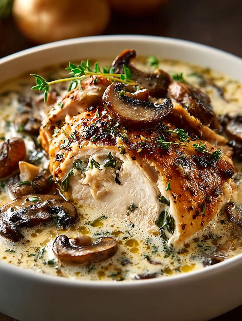 Creamy Rotisserie Chicken Mushroom Soup: 5 Simple Steps - Creamy Rotisserie Chicken Mushroom - additional detail