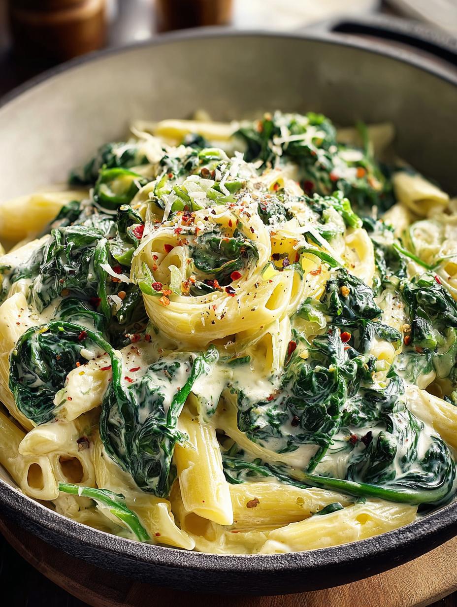 Creamy Spinach Pasta: 7 Delicious Ways to Enjoy It - Creamy Spinach Pasta - additional detail