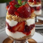 Creamy Strawberry Cheesecake Parfaits
