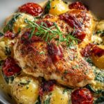 Creamy Tuscan Chicken Potatoes