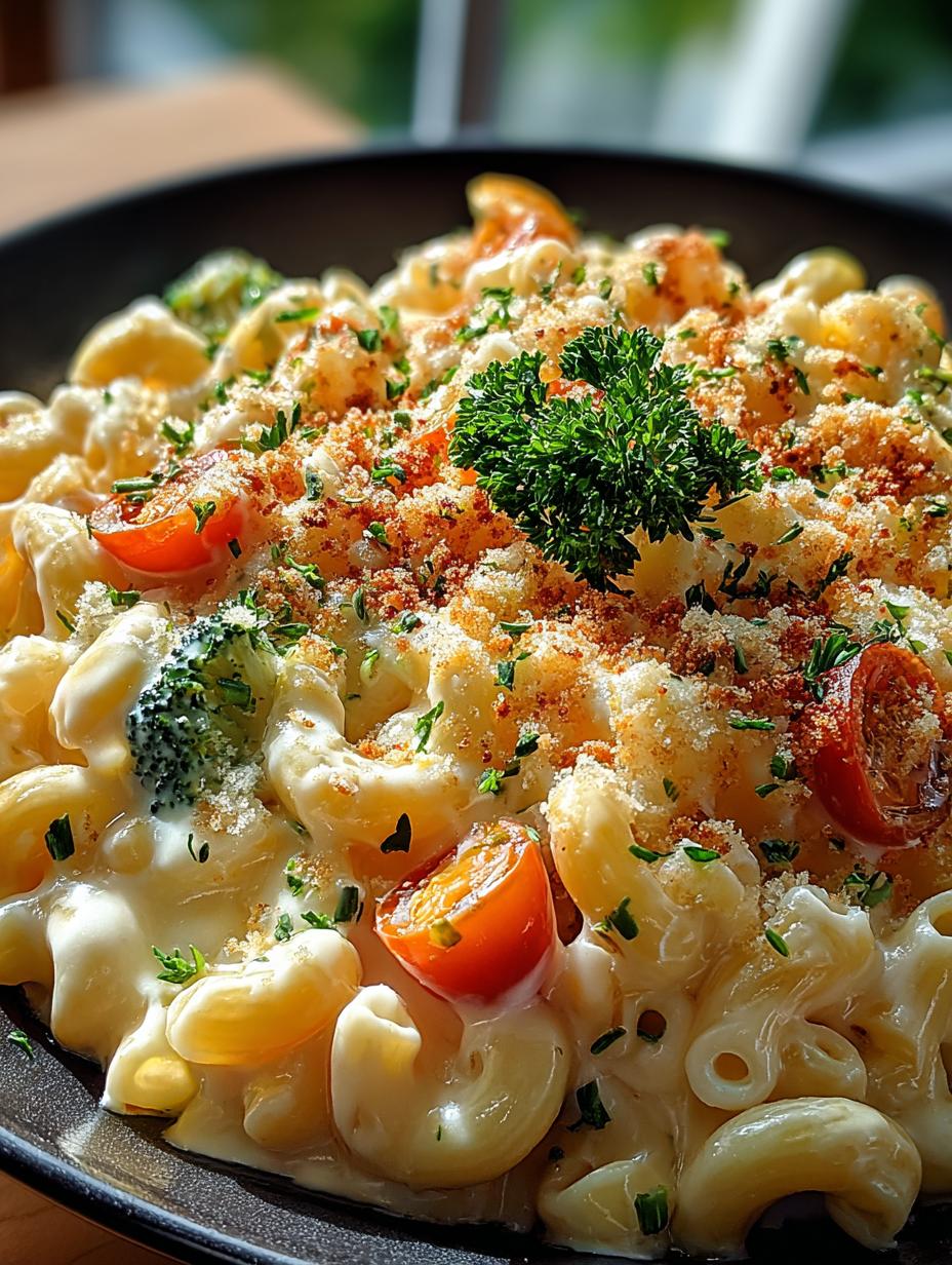 Creamy Veggie Mac Cheese
