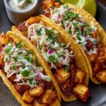 Crispy Chicken Potato Tacos