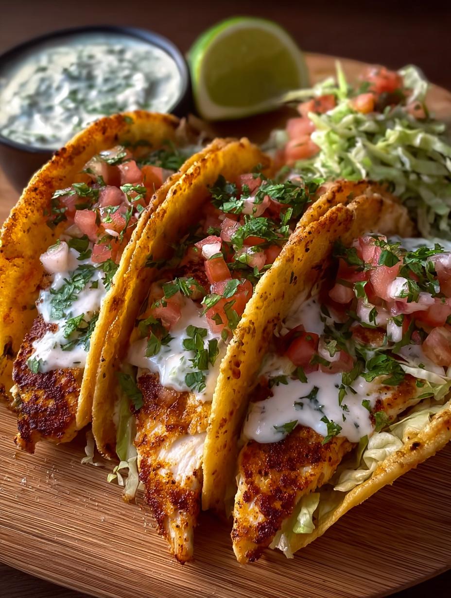 Crispy Chicken Tacos