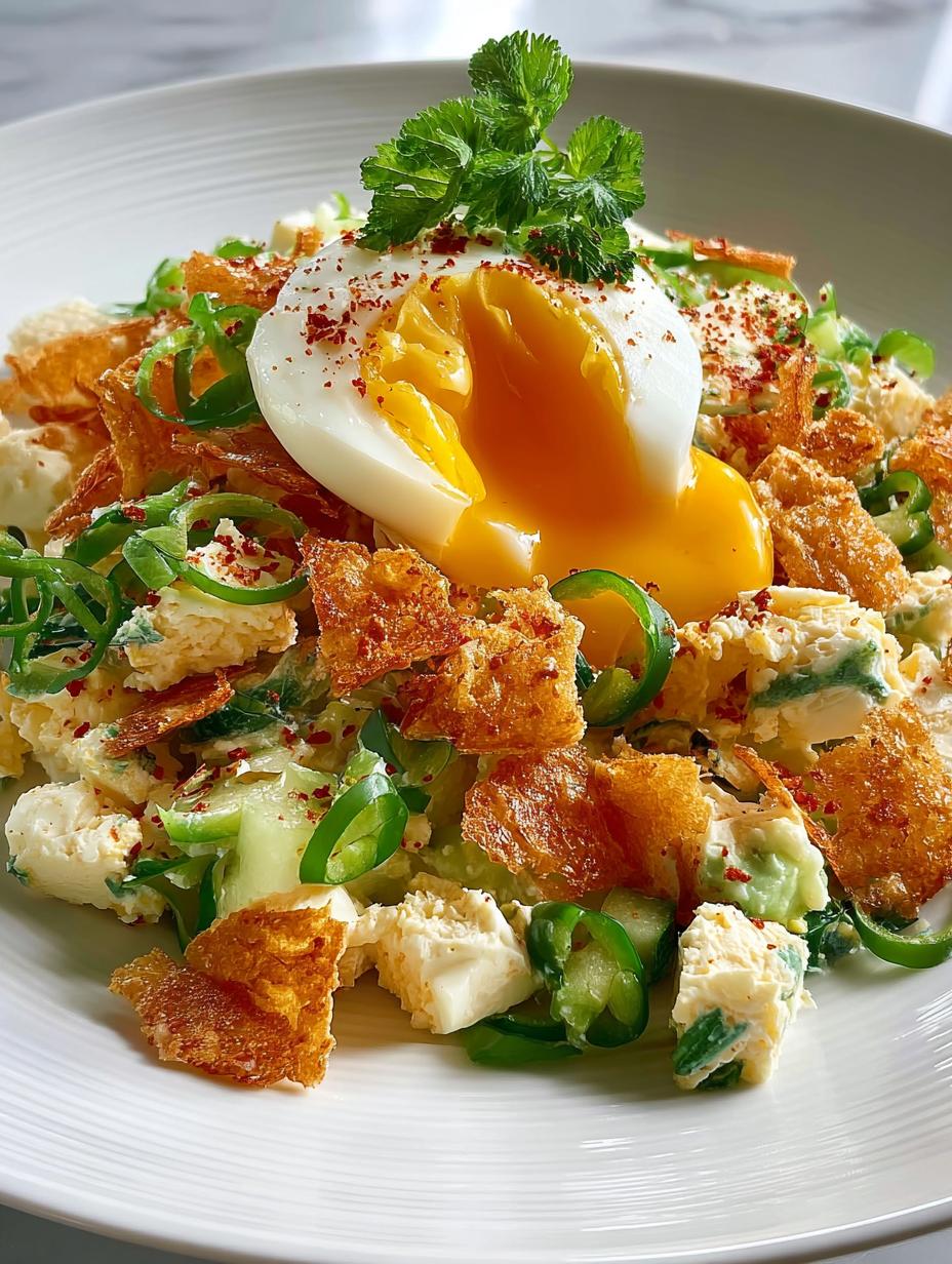 Crispy Egg Salad Summer