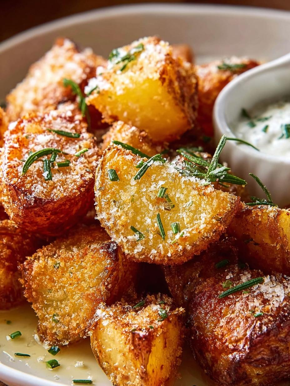 Crispy Roasted Parmesan Potatoes