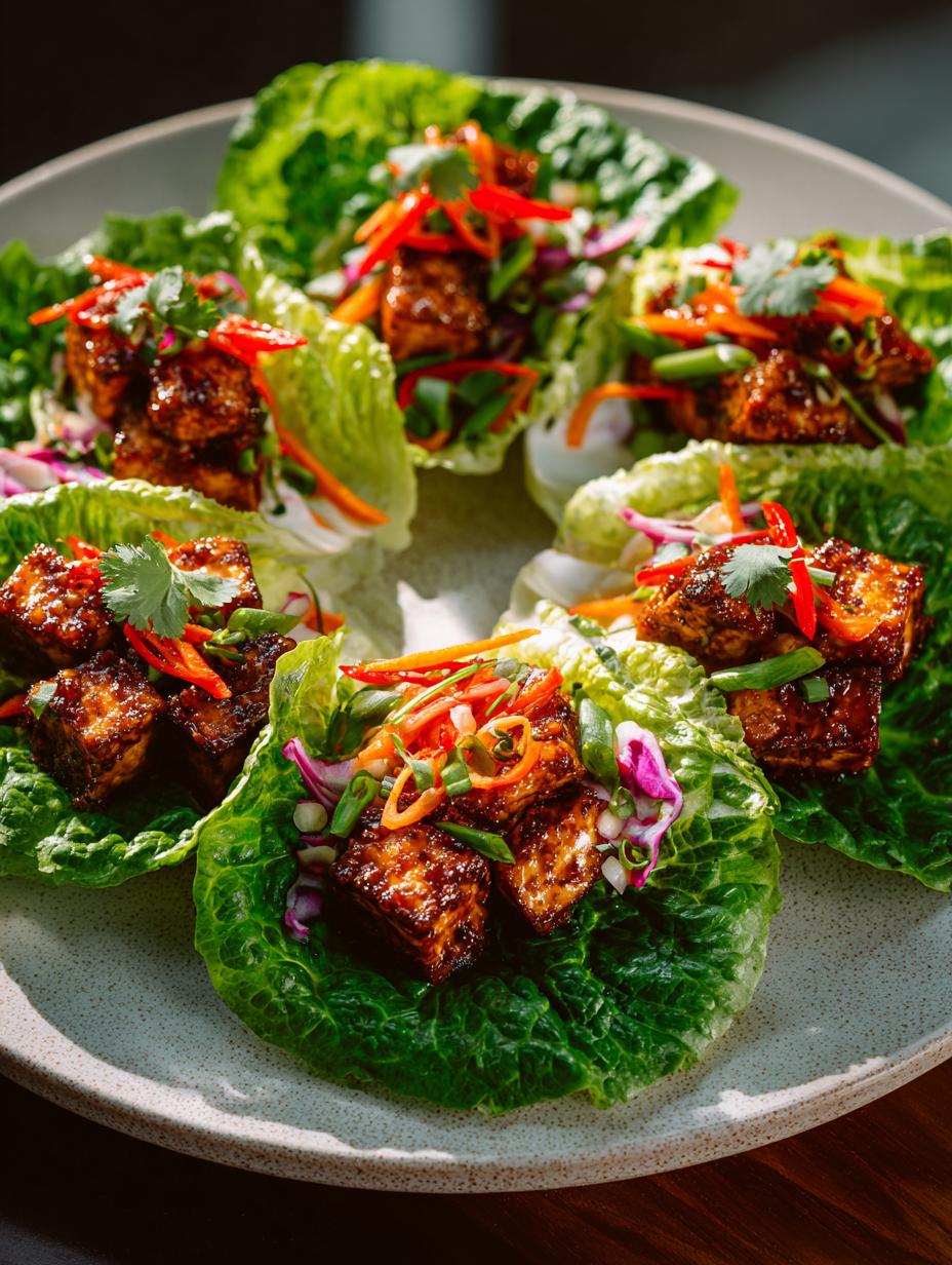 Crispy Tofu Lettuce Wraps: 5 Reasons to Love Them - Crispy Tofu Lettuce Wraps - main visual representation