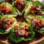 Crispy Tofu Lettuce Wraps