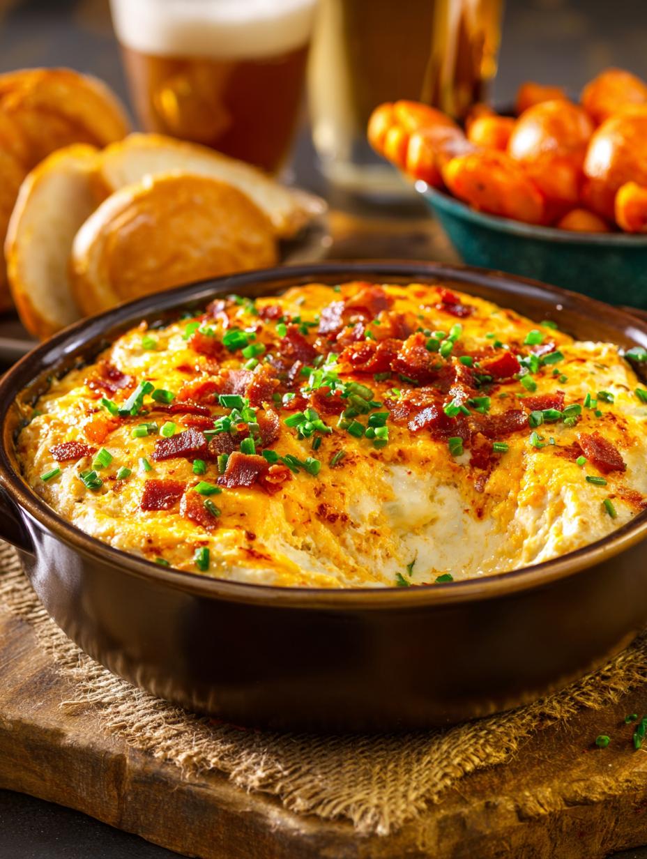 Delicious Crockpot Beer Cheese Dip in 3 Hours - Crockpot Beer Cheese Dip - main visual representation