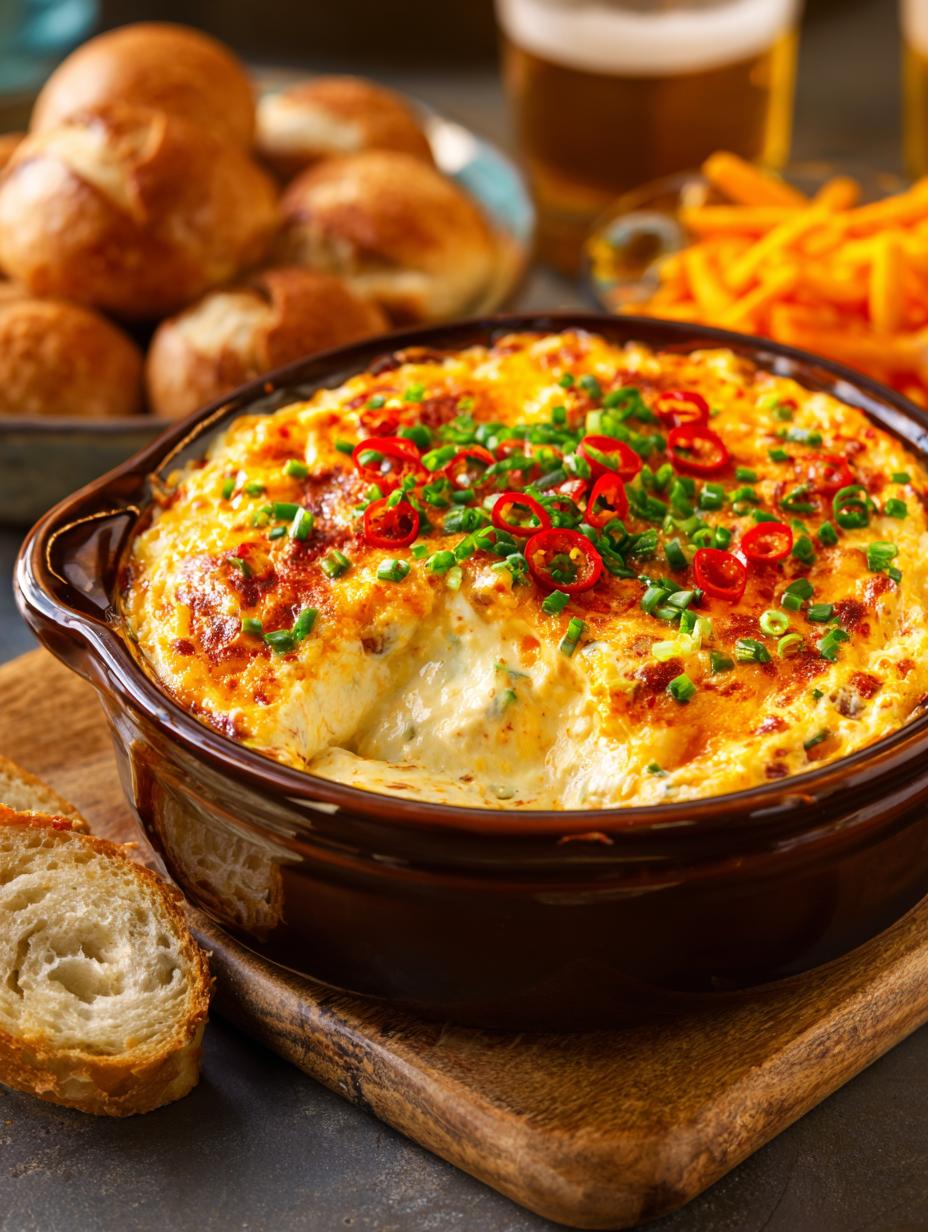 Crockpot Beer Cheese Dip