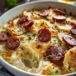 Crockpot Pierogi Casserole with